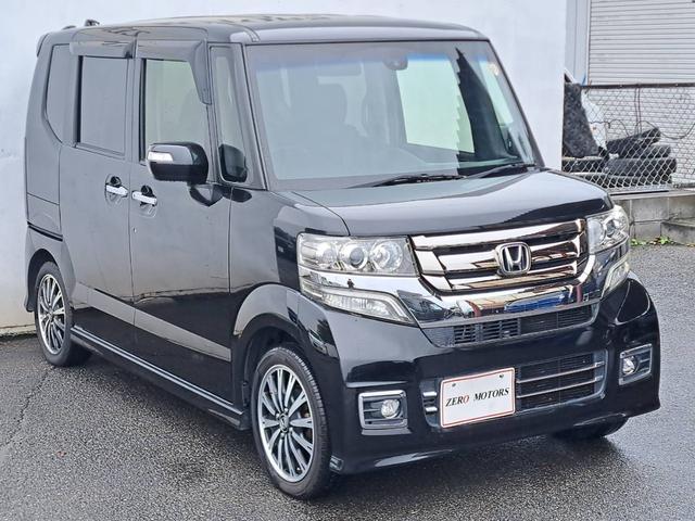 N-BOXカスタム G・ターボLパッケージ 後期 修復歴無 ブレーキサポート ナビ(テレビ・Bluetooth接続・CD)バックカメラ ETC 両側パワースライドドア オートクルーズコントロール アルミホイール ドアバイザー オートエアコン(5枚目)