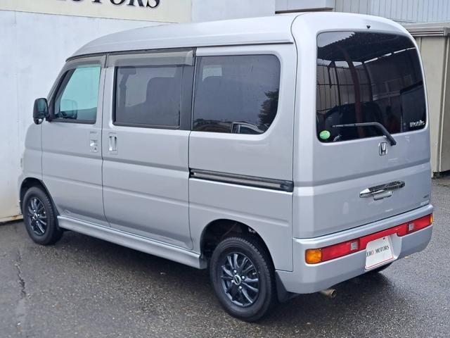 バモスホビオプロ ベースグレード 後期 4WD 車検2年付 修復歴無 ハイルーフ キーレス パワーウィンドウ ナビ テレビ DVD再生 CD ETC アルミホイール ドアバイザー ライトレベライザー フルフラット プライバシーガラス(15枚目)