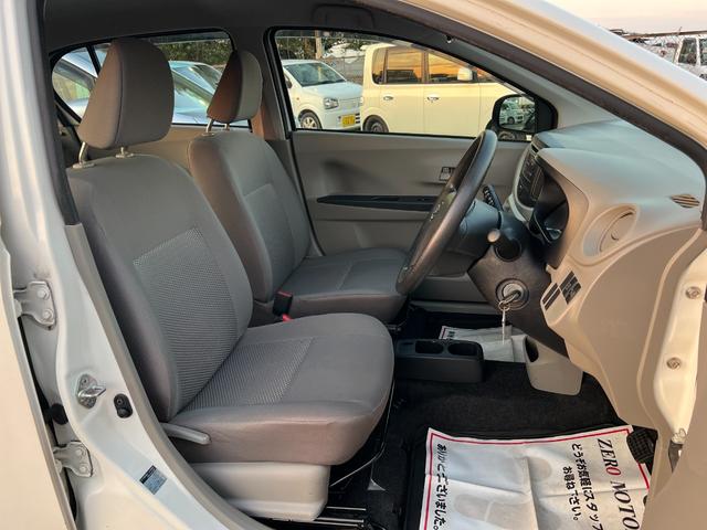 ミライース L 修復歴無 CD AUX接続 ラジオ ETC キーレスキー フルフラット ドアバイザー ライトレベライザー パワーウインドウ エアコン パワステ ABS(19枚目)