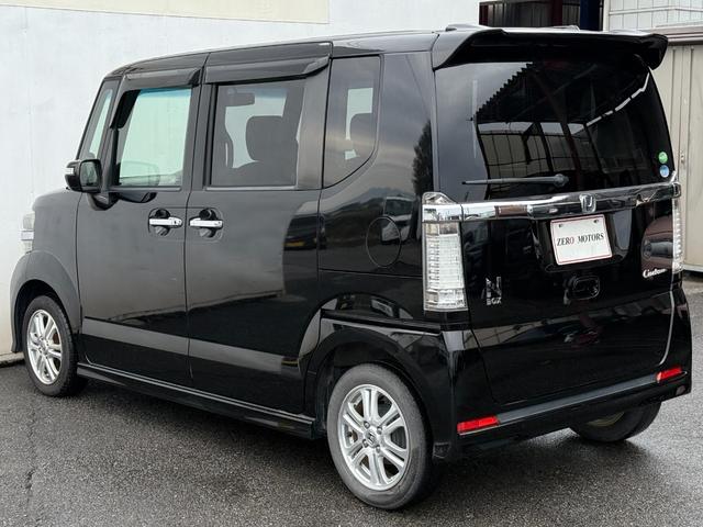 N-BOXカスタム G・Lパッケージ 修復歴無 車検2年付 ナビ(テレビ・CD)バックカメラ 両側電動スライド アルミホイール ドアバイザー フルフラット オートエアコン スマートキー 電動格納ドアミラー 盗難防止システム HIDライト(15枚目)