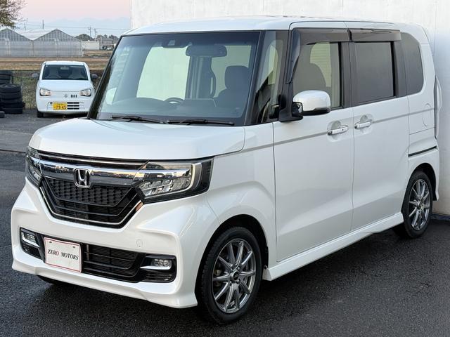 N-BOXカスタム G・Lホンダセンシング 車検2年付 ブレーキサポート ナビ(フルセグテレビ・Bluetooth接続・DVD再生・CD)バックカメラ ETC パワースライドドア アダプティブクルーズコントロール ドアバイザー オートエアコン(7枚目)
