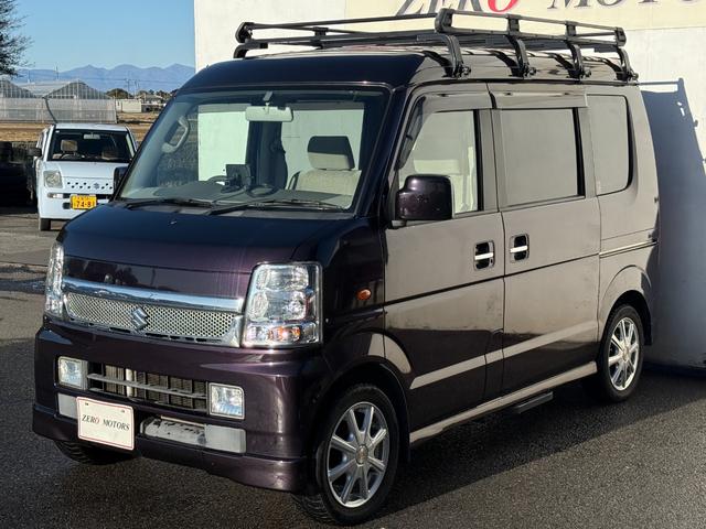 エブリイワゴン ＰＺターボスペシャル　ハイルーフ　４ＷＤ　修復歴無　車検２年付　両側パワースライドドア　オートステップ　ＨＩＤライト　ＥＴＣ　ＣＤ　ナビ　シートヒーター　キーレスキー　電動格納ドアミラー　ドアバイザー　アルミホイール（7枚目）