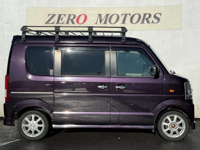 エブリイワゴン ＰＺターボスペシャル　ハイルーフ　４ＷＤ　修復歴無　車検２年付　両側パワースライドドア　オートステップ　ＨＩＤライト　ＥＴＣ　ＣＤ　ナビ　シートヒーター　キーレスキー　電動格納ドアミラー　ドアバイザー　アルミホイール（9枚目）
