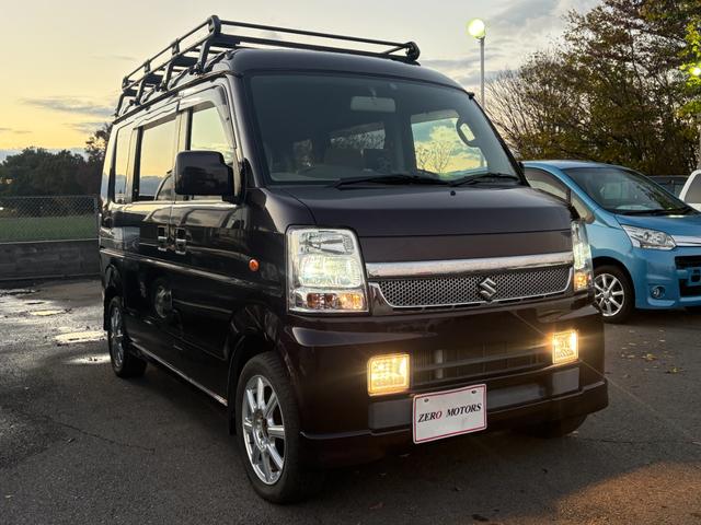 エブリイワゴン ＰＺターボスペシャル　ハイルーフ　４ＷＤ　修復歴無　車検２年付　両側パワースライドドア　オートステップ　ＨＩＤライト　ＥＴＣ　ＣＤ　ナビ　シートヒーター　キーレスキー　電動格納ドアミラー　ドアバイザー　アルミホイール（50枚目）