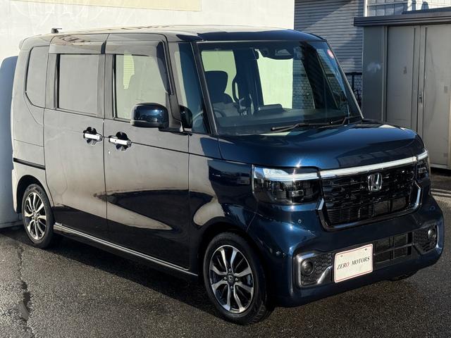 Ｎ－ＢＯＸカスタム ベースグレード　現行モデル　車検２年付　ブレーキサポート　アダプティブクルーズコントロール　ナビ　Ｂｌｕｅｔｏｏｔｈ接続　フルセグテレビ　バックカメラ　ＥＴＣ　前後ドラレコ　両側パワースライドドア　シートヒーター（5枚目）