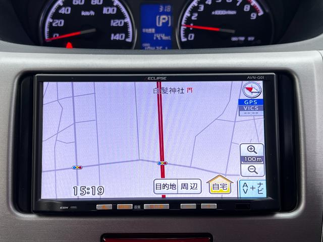 ステラ カスタムＲ　車検２年付　スマートキー　ナビ　バックカメラ　フルセグテレビ　ＤＶＤ再生　ＣＤ　ＥＴＣ　電動格納ドアミラー　ＨＩＤライト　ドアバイザー　ＡＢＳ　アルミホイール　フルフラット　フォグライト（30枚目）