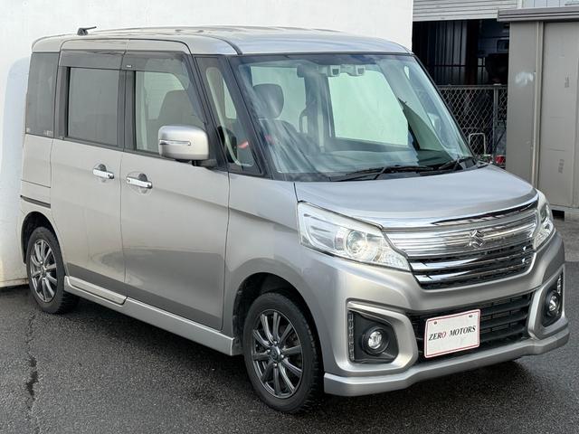 スペーシアカスタム ＸＳ　後期　４ＷＤ　車検２年付　ブレーキサポート　両側電動スライド　レーンキープアシスト　ＨＩＤライト　シートヒーター　アルミホイール　電動格納ドアミラー　盗難防止システム　スマートキー　プライバシーガラス（5枚目）