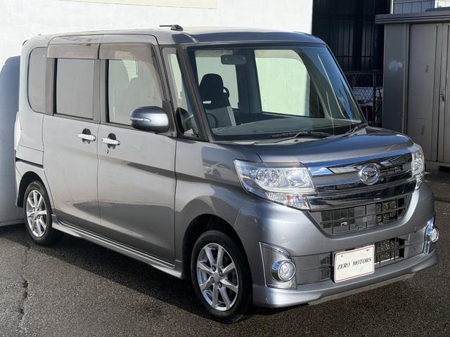 タント カスタムＸ　車検２年付　ＣＤ　ＵＳＢ　ＡＵＸ接続　パワースライドドア　アルミホイール　ＬＥＤヘッドライト　スマートキー　盗難防止システム　電動格納ドアミラー　ドアバイザー　フルフラット　オートエアコン（5枚目）