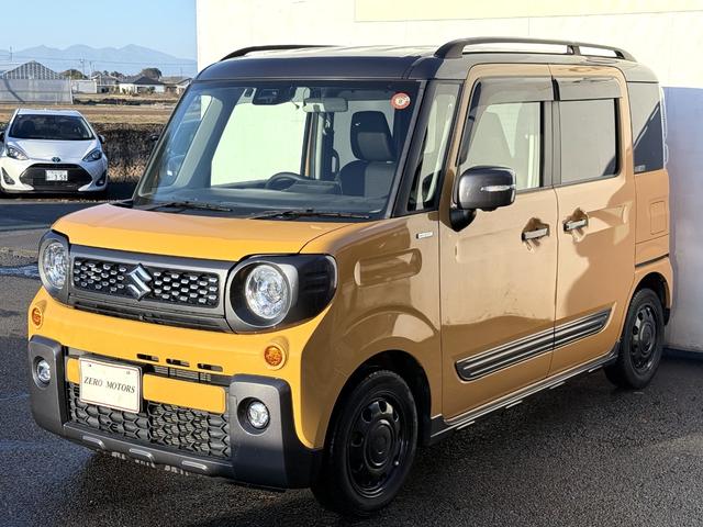 スペーシアギア ハイブリッドＸＺ　ターボ　車検２年付　ブレーキサポート　８インチナビ（フルセグテレビ・Ｂｌｕｅｔｏｏｔｈ・ＤＶＤ再生・ＣＤ）ＥＴＣ　ドラレコ　全方位カメラ　両側電動スライドドア　オートクルーズコントロール　レーンキープアシスト（7枚目）