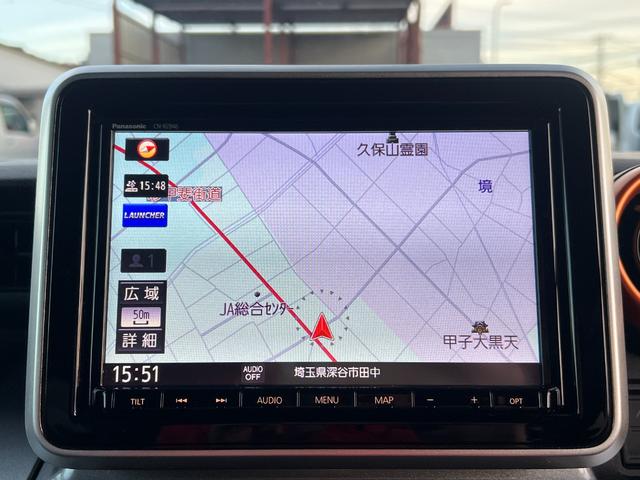 スペーシアギア ハイブリッドＸＺ　ターボ　車検２年付　ブレーキサポート　８インチナビ（フルセグテレビ・Ｂｌｕｅｔｏｏｔｈ・ＤＶＤ再生・ＣＤ）ＥＴＣ　ドラレコ　全方位カメラ　両側電動スライドドア　オートクルーズコントロール　レーンキープアシスト（31枚目）