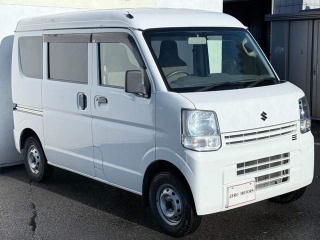 エブリイ ＰＡ　４ＷＤ　５ＡＧＳ車　ハイルーフ　車検２年付　ラジオ　フルフラット　ドアバイザー　積載量３５０キロ　プライバシーガラス　ライトレベライザー　タイミングチェーン式　エアコン　パワステ　ＡＢＳ（5枚目）