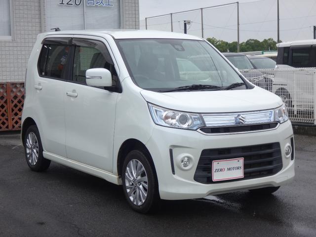 ワゴンRスティングレー X 後期 修復歴無 ブレーキサポート ナビ CD Bluetooth接続 DVD再生 フルセグTV シートヒーター ETC 後席モニター スマートキー HIDライト アルミホイール フォグライト(21枚目)