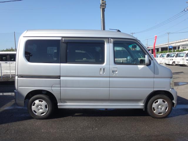 バモスホビオ ターボ 修復歴無 車検2年付 ラジオ キーレス ドアバイザー フルフラット ライトレベライザー ABS プライバシーガラス(15枚目)