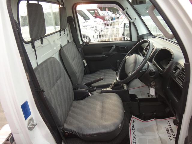 キャリイトラック KC 4WD 5MT 修復歴無 エアコン パワステ ラジオ ドアバイザー ライトレベライザー タイミングチェーン式(9枚目)