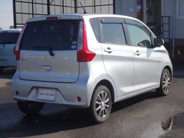 eKワゴン M 修復歴無 ナビ CD フルセグTV キーレス ETC フルフラット ベンチシート アルミホイール 電動格納ドアミラー タイミングチェーン式 ドアバイザー(18枚目)