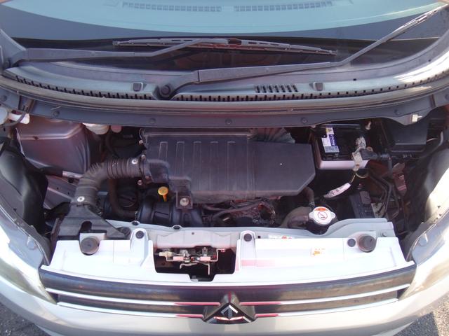 eKワゴン M 修復歴無 ナビ CD フルセグTV キーレス ETC フルフラット ベンチシート アルミホイール 電動格納ドアミラー タイミングチェーン式 ドアバイザー(22枚目)