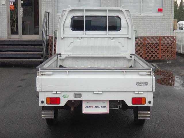 キャリイトラック KCエアコン・パワステ 4WD 5MT 修復歴無 3方開 エアコン パワステ ラジオ LEDヘッドライト ドアバイザー ライトレベライザー タイミングチェーン式(13枚目)