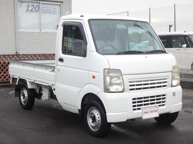 キャリイトラック KCエアコン・パワステ 4WD 5MT 修復歴無 3方開 エアコン パワステ ラジオ LEDヘッドライト ドアバイザー ライトレベライザー タイミングチェーン式(19枚目)