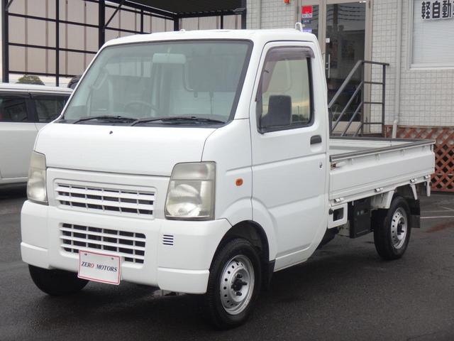 キャリイトラック KCエアコン・パワステ 4WD 5MT 修復歴無 3方開 エアコン パワステ ラジオ LEDヘッドライト ドアバイザー ライトレベライザー タイミングチェーン式(23枚目)