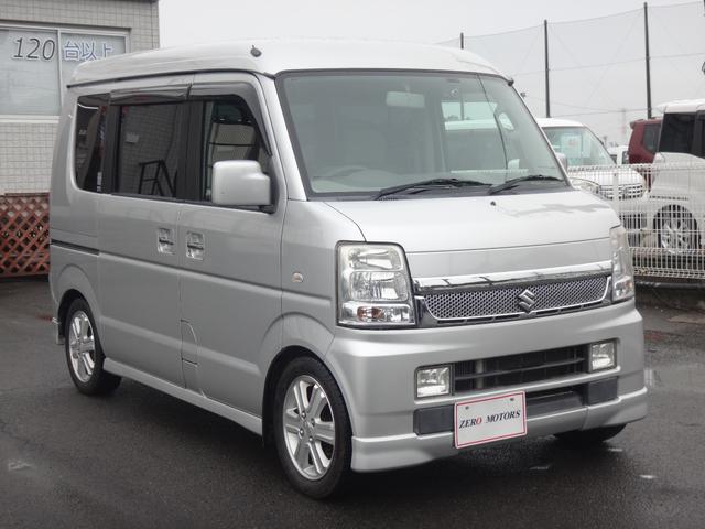 エブリイワゴン ＰＺターボスペシャル　修復歴無　ナビ　フルセグＴＶ　ＣＤ　ＤＶＤ再生　バックカメラ　両側パワースライドドア　キーレスキー　ＨＩＤライト　フォグライト　ドアバイザー　電動格納ミラー　アルミホイール　エアロ（23枚目）