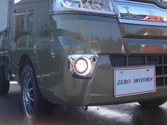 ハイゼットトラック ジャンボ　４ＡＴ　修復歴無　エアコン　パワステ　ナビ　Ｂｌｕｅｔｏｏｔｈ接続　フルセグＴＶ　ＤＶＤ再生　バックカメラ　ＬＥＤヘッドライト　ＥＴＣ　キーレスキー　　アクセル踏み間違い防止　アルミホイール　荷台灯（55枚目）