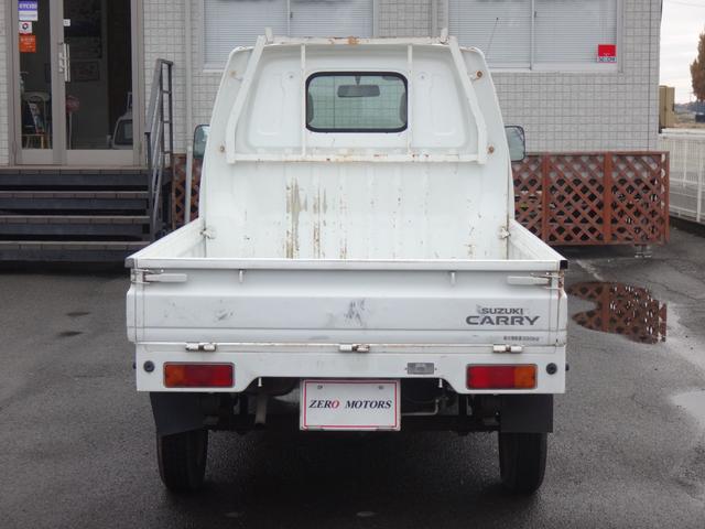 キャリイトラック ＫＵ　５ＭＴ　修復歴無　３方開　エアコン　ラジオ　ドアバイザー（5枚目）