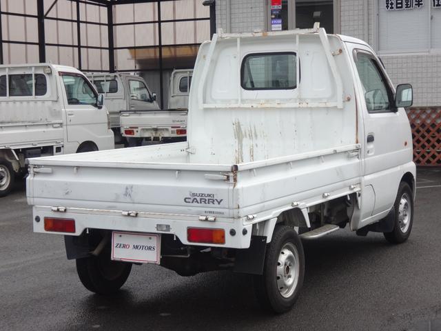 キャリイトラック ＫＵ　５ＭＴ　修復歴無　３方開　エアコン　ラジオ　ドアバイザー（17枚目）