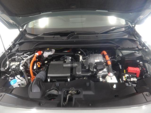 ヴェゼル e:HEVZ 禁煙車・元デモカー・コネクトディスプレイ・マルチビュー・電動テールゲート・LED・オートライト・ETC2.0・前席ヒーター・Rパーキングセンサー・革巻・パドル LDA 衝突回避支援ブレーキ機能 1オナ(18枚目)