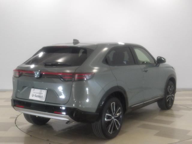 ヴェゼル e:HEVZ 禁煙車・元デモカー・コネクトディスプレイ・マルチビュー・電動テールゲート・LED・オートライト・ETC2.0・前席ヒーター・Rパーキングセンサー・革巻・パドル LDA 衝突回避支援ブレーキ機能 1オナ(28枚目)