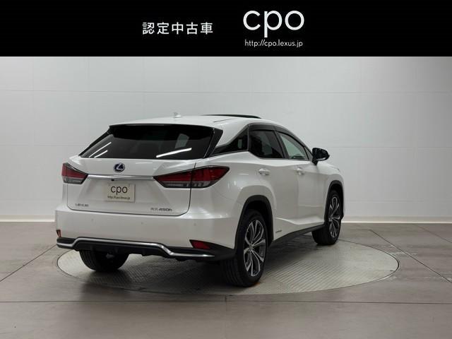 RX RX450h バージョンL ワンオーナ リアカメラ ナビTV 地デジ 本革 メモリナビ 横滑り防止装置 盗難防止装置 記録簿 エアバッグ DVD再生機能 大型サンルーフ ABS LEDライト ミュージックプレイヤー接続可 ETC(4枚目)