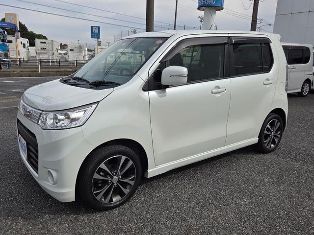 ワゴンＲスティングレー Ｔ　１オーナー／ナビ／フルセグＴＶ／Ｂｌｕｅｔｏｏｔｈ音楽再生／ＥＴＣ／バックカメラ／ドライブレコーダー／ＨＩＤ／純正１５ＡＷ／スマートキー２本（4枚目）