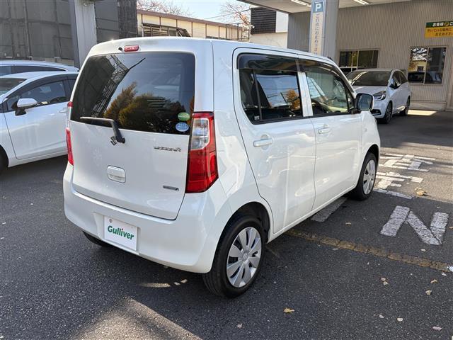 ワゴンＲ ＦＸ　ナビ付　シ－トヒ－タ－　Ａストップ　ＡＵＴＯエアコン　Ｗエアバッグ　フルタイム４ＷＤ　キーレス　メモリーナビ　ＡＢＳ　エアバック　パワーウィンド　パワステ　記録簿有り（3枚目）