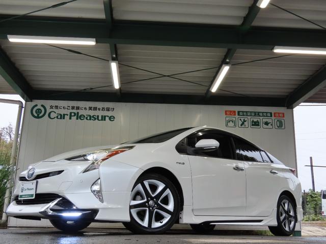 プリウス Aツーリングセレクション モデリスタアイコニックエアロ アルパインナビ ETC バックカメラシートヒーター(3枚目)
