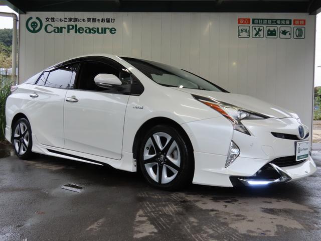 プリウス Aツーリングセレクション モデリスタアイコニックエアロ アルパインナビ ETC バックカメラシートヒーター(10枚目)