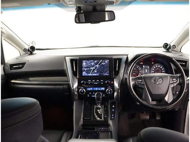 アルファード ２．５Ｓ　Ｃパッケージ　両電動ドア　Ｂモニタ　地デジ　定期点検記録簿　ＤＶＤ再生可能　パノラマルーフ　リアオートエアコン　ナビテレビ　横滑り防止　クルコン　セキュリティ　ＥＴＣ車載器　ＬＥＤヘッドライト　スマートキー　ＡＢＳ（5枚目）