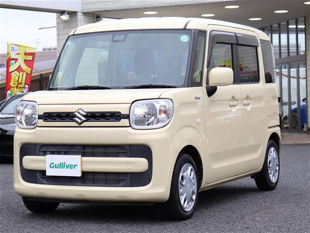 スペーシア ハイブリッドG ワンオーナー バックカメラ ETC 社外ナビ 障害物ソナー セキュリティーアラーム 車線逸脱警報装置 アイドリングS USB接続 Bluetooth音楽 スマートキープッシュスタート ETC装備 PS(2枚目)