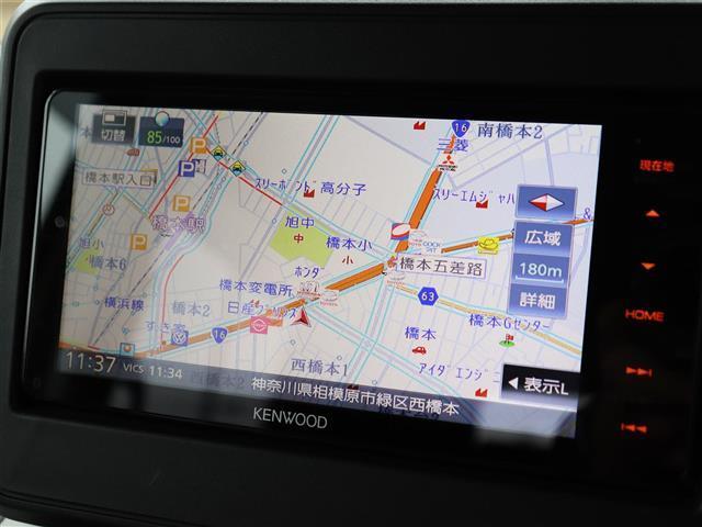 スペーシア ハイブリッドG ワンオーナー バックカメラ ETC 社外ナビ 障害物ソナー セキュリティーアラーム 車線逸脱警報装置 アイドリングS USB接続 Bluetooth音楽 スマートキープッシュスタート ETC装備 PS(7枚目)