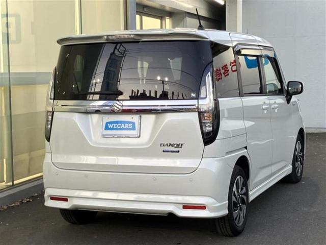 ソリオバンディット バンディットハイブリッドＭＶ　保証書／社外　ＳＤナビ／衝突安全装置／電動スライドドア／シートヒーター／車線逸脱防止支援システム／ヘッドランプ　ＬＥＤ／ＥＢＤ付ＡＢＳ／横滑り防止装置／アイドリングストップ／クルーズコントロール（3枚目）