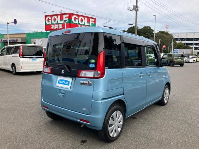 スペーシア G 新品タイヤ/保証書/純正 SDナビ/シートヒーター 運転席/Bluetooth接続/EBD付ABS/アイドリングストップ/エアバッグ 運転席/エアバッグ 助手席/パワーウインドウ 盗難防止装置(3枚目)