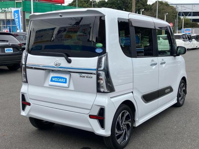 タント カスタムRSスタイルセレクション 新品タイヤ/保証書/社外 9インチ SDナビ/衝突安全装置/両側電動スライドドア/シートヒーター/車線逸脱防止支援システム/ヘッドランプ LED/ETC/EBD付ABS/横滑り防止装置 レーンアシスト(3枚目)