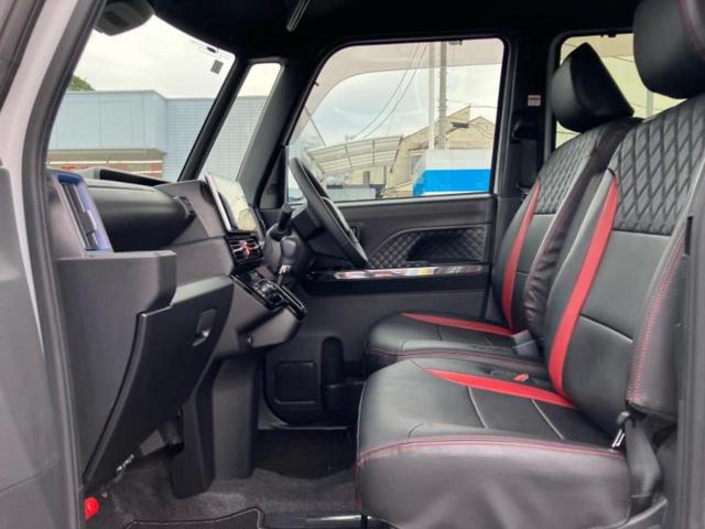 タント カスタムRSスタイルセレクション 新品タイヤ/保証書/社外 9インチ SDナビ/衝突安全装置/両側電動スライドドア/シートヒーター/車線逸脱防止支援システム/ヘッドランプ LED/ETC/EBD付ABS/横滑り防止装置 レーンアシスト(6枚目)