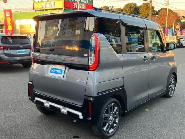 デリカミニ Ｇプレミアム　新品タイヤ／保証書／社外　ＳＤナビ／デジタルインナーミラー／衝突安全装置／両側電動スライドドア／シートヒーター／全方位モニター／車線逸脱防止支援システム／シート　ハーフレザー／ヘッドランプ　ＬＥＤ（3枚目）