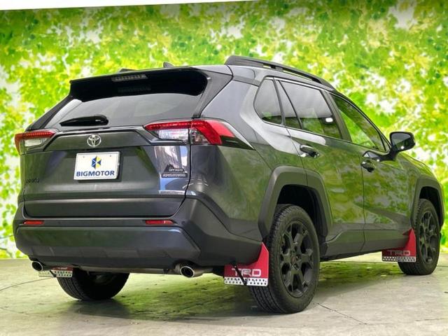 ＲＡＶ４ ４ＷＤアドベンチャーオフロードパッケージ　エアロ／保証書／ディスプレイオーディオ／トヨタセーフティセンス／車線逸脱防止支援システム／シート　合皮／パーキングアシスト　バックガイド／ヘッドランプ　ＬＥＤ／ＥＴＣ／ＥＢＤ付ＡＢＳ　フルエアロ（3枚目）