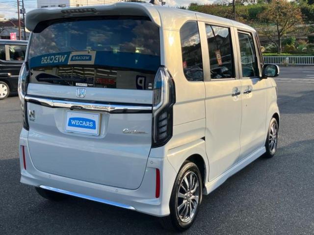 N-BOXカスタム L 新品タイヤ/保証書/純正 SDナビ/衝突安全装置/電動スライドドア/シートヒーター/車線逸脱防止支援システム/ヘッドランプ LED/ETC/EBD付ABS/横滑り防止装置/アイドリングストップ 記録簿(3枚目)