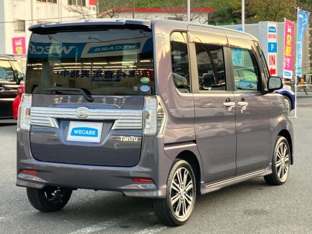 タント カスタムＲＳトップエディションＳＡ３　新品タイヤ／保証書／純正　８インチ　ＳＤナビ／衝突安全装置／両側電動スライドドア／シートヒーター／車線逸脱防止支援システム／シート　ハーフレザー／パーキングアシスト　バックガイド　衝突被害軽減システム（3枚目）