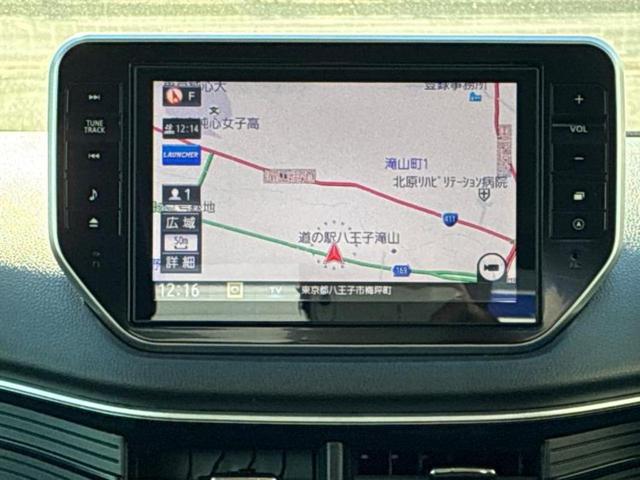 ムーヴ カスタムRSハイパーSA2 新品タイヤ/保証書/純正 8インチ SDナビ/衝突安全装置/車線逸脱防止支援システム/シート ハーフレザー/パーキングアシスト バックガイド/ドライブレコーダー 純正 衝突被害軽減システム DVD再生(10枚目)