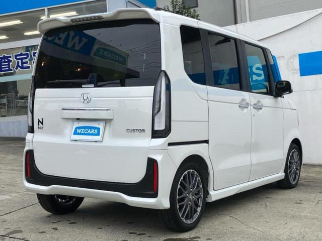 Ｎ－ＢＯＸカスタム ターボ　純正　８インチ　ナビ／ホンダセンシング／両側電動スライドドア／シートヒーター　前席／車線逸脱防止支援システム／ヘッドランプ　ＬＥＤ／ＵＳＢジャック／Ｂｌｕｅｔｏｏｔｈ接続／ＥＢＤ付ＡＢＳ　ターボ（3枚目）