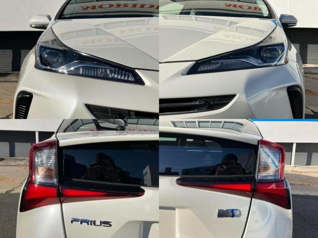プリウス Ｓ　純正　ＳＤナビ／トヨタセーフティセンス／車線逸脱防止支援システム／ドライブレコーダー　前後／ヘッドランプ　ＬＥＤ／Ｂｌｕｅｔｏｏｔｈ接続／ＥＴＣ２．０／ＥＢＤ付ＡＢＳ／横滑り防止装置　バックカメラ（55枚目）
