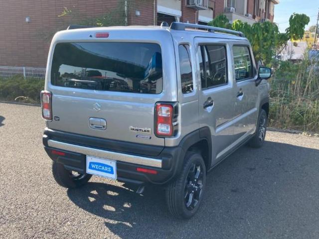 ハスラー タフワイルドターボ 保証書/純正 HDDナビ/セーフティサポート(スズキ)/シートヒーター 前席/全方位モニター用カメラ/車線逸脱防止支援システム/ヘッドランプ LED/USBジャック/Bluetooth接続 禁煙車(3枚目)