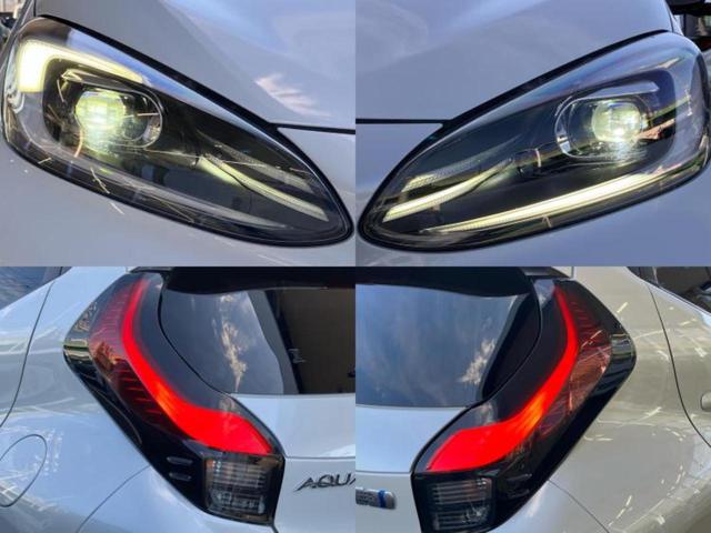 アクア Z 純正 10インチ SDナビ/デジタルインナーミラー/衝突安全装置/パノラミックビューモニター/車線逸脱防止支援システム/シート ハーフレザー/ヘッドランプ LED/Bluetooth接続/ETC(60枚目)